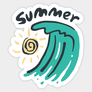 Summer Beach Sticker